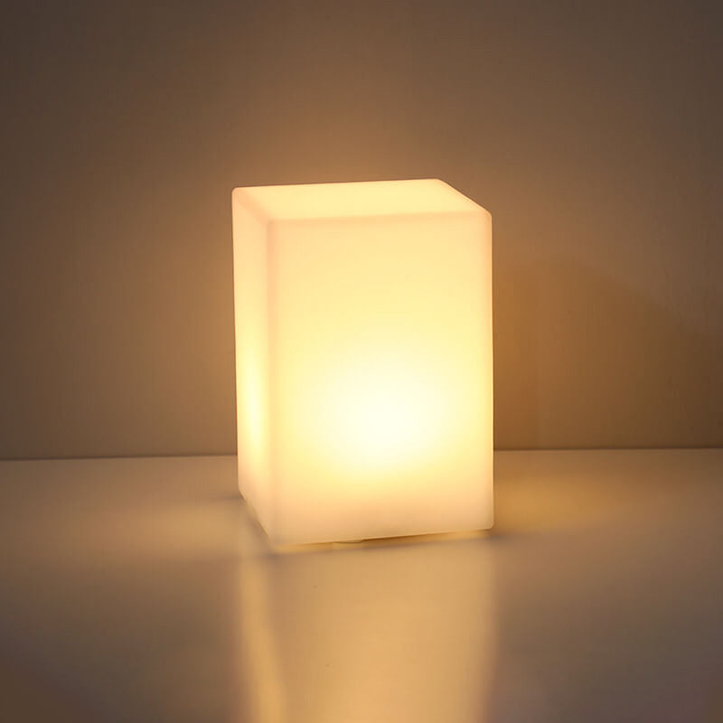 Creative Geometry Remote Night Light Table Lamp - Decorative Touch for Home Decor, LED, Rechargeable, Stylish Design, Ideal for Bedroom and Living Room