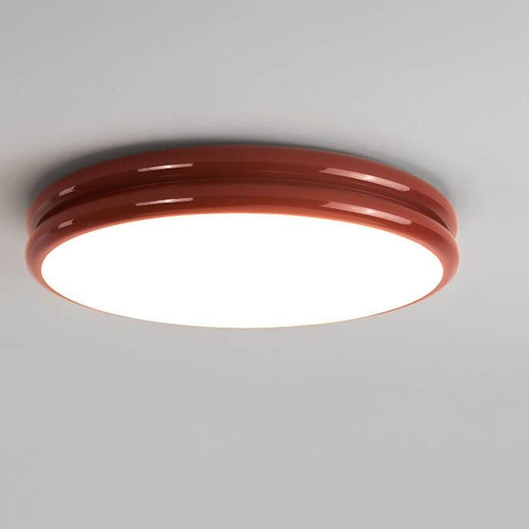 Modern Eye Care Children's Wrought Iron Round LED Flush Mount Light