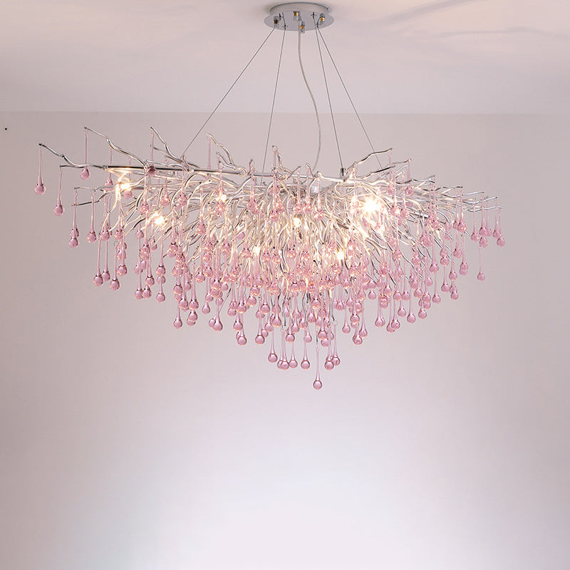 Modern Luxury Crystal Glass Chandelier - 6/8/10/14 Branch Design for Dining Room