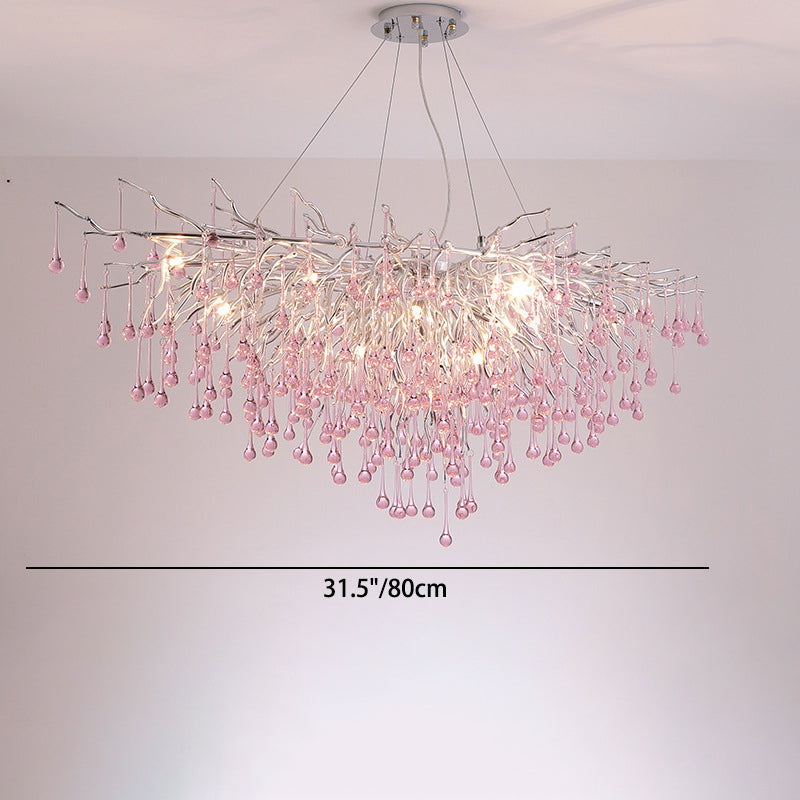 Modern Luxury Crystal Glass Chandelier - 6/8/10/14 Branch Design for Dining Room