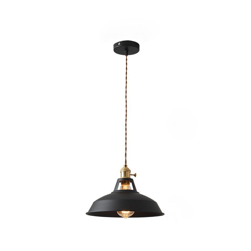 Contemporary Scandinavian Round Macaron Pendant Light - 1-Light for Living Room