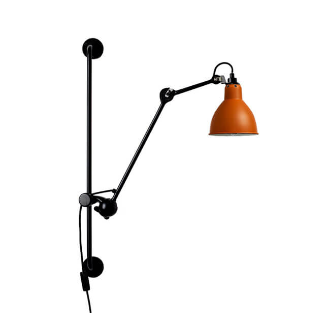 Industrial Vintage Iron Long Pole Swing Arm Wall Sconce Lamp