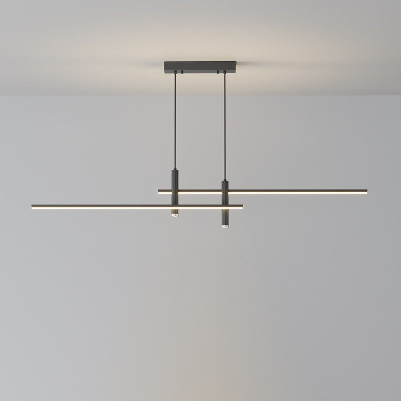 Modern Minimalist Geometric LED Island Chandelier for Dining Room