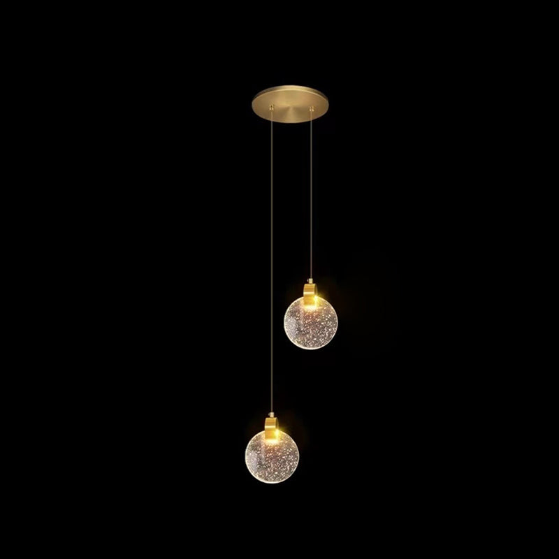 Contemporary Scandinavian Crystal LED Chandelier for Bedroom 

Elevate your bedroom decor with this stunning contemporary chandelier, featuring water drop design and a sleek combination of iron and aluminum. Perfect for adding a touch of elegance, this LE