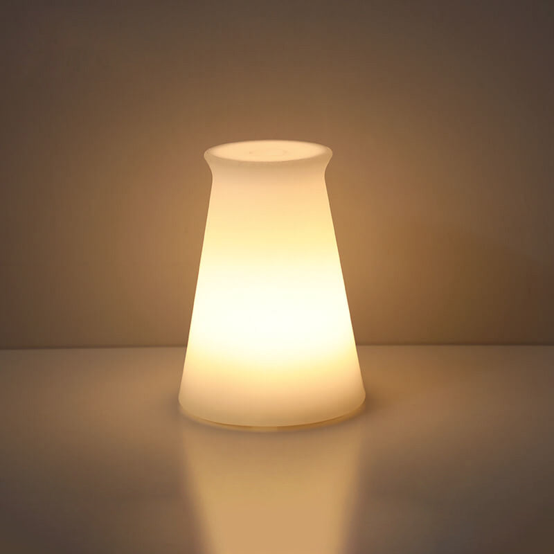 Creative Geometry PE Battery Remote Night Light Decorative Table Lamp Modern LED Accent Lamp Decorative Lighting for Bedroom Nightstand Gift Idea Stylish Home Decor Touch Control Color Changing Night Light Portable Design Energy-Efficient Lighting Stylish