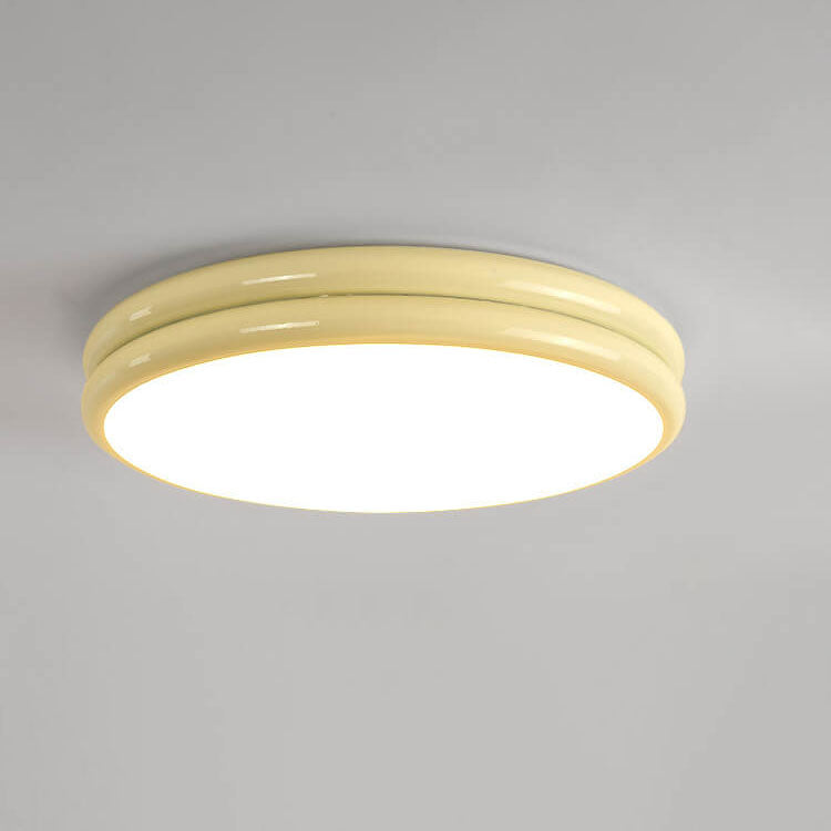 Modern Eye Care Children's Wrought Iron Round LED Flush Mount Light