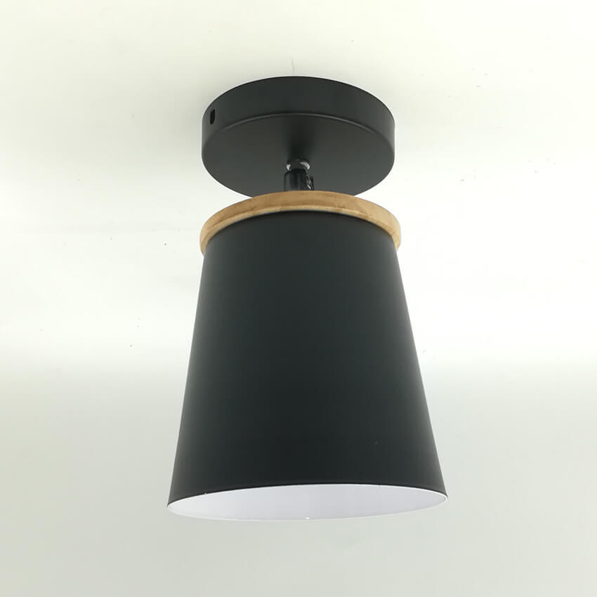 Nordic Macaron Semi-Flush Mount Ceiling Light - Modern Design, Minimalist Style, Adjustable Lighting, Living Room Fixture