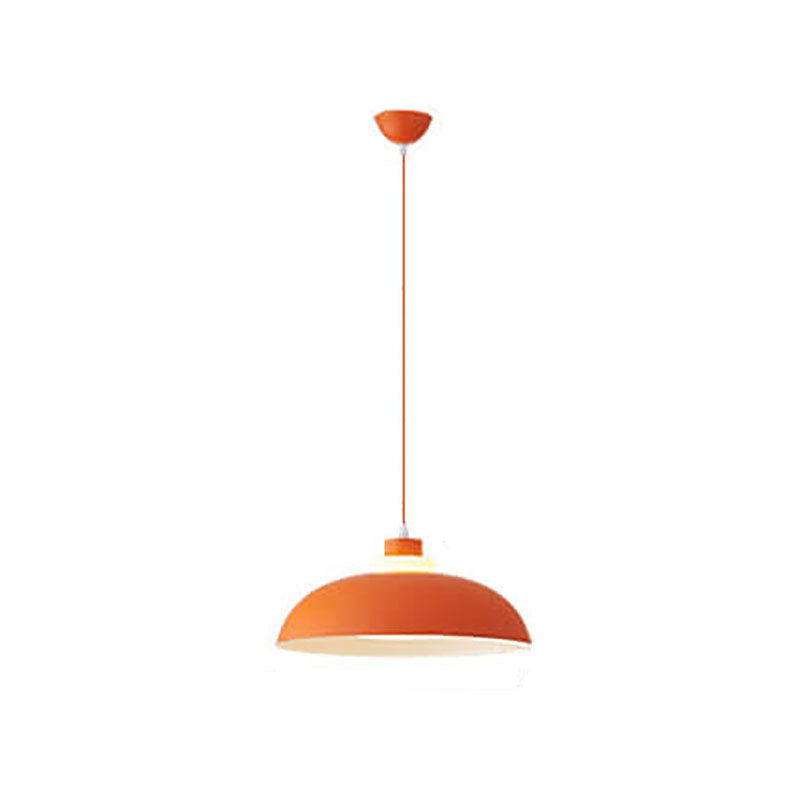 Modern Macaron Acrylic Aluminum Pendant Light - 1-Light Fixture