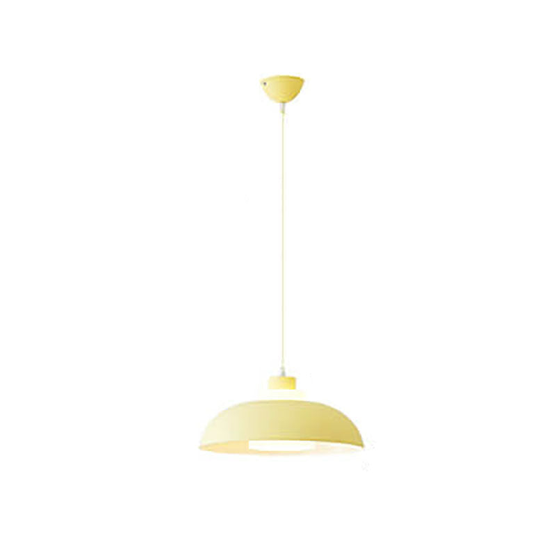 Modern Macaron Acrylic Aluminum Pendant Light - 1-Light Fixture