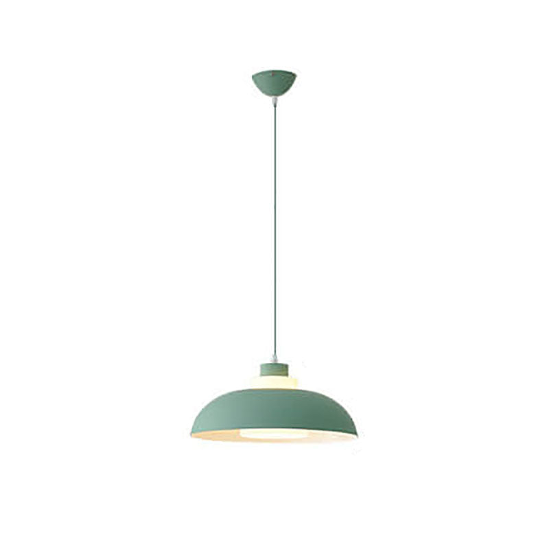 Modern Macaron Acrylic Aluminum Pendant Light - 1-Light Fixture