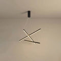 Nordic Luxury Iron Aluminum Geometric LED Chandelier