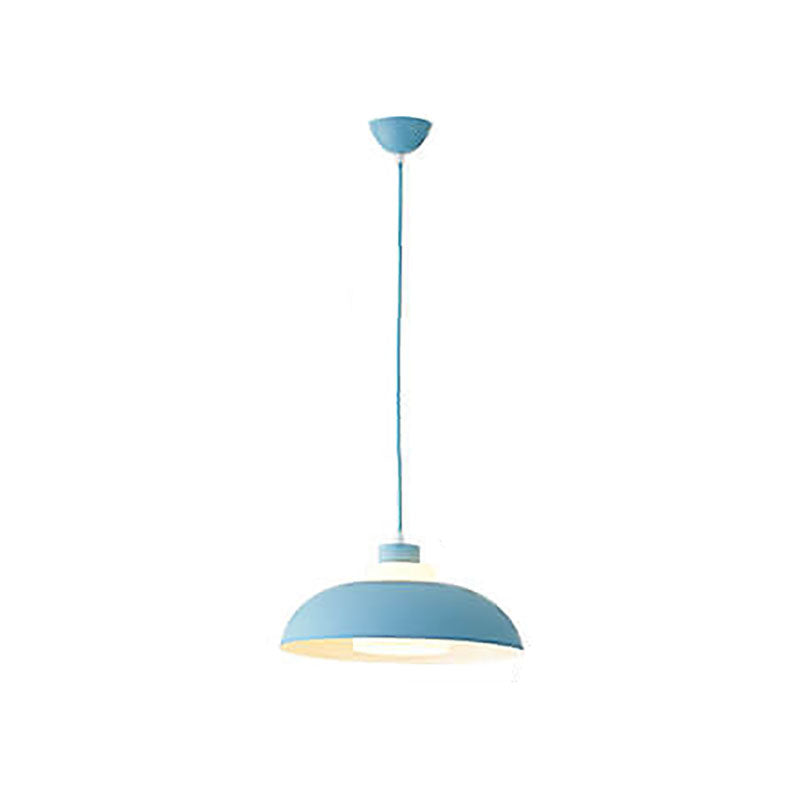 Modern Macaron Acrylic Aluminum Pendant Light - 1-Light Fixture