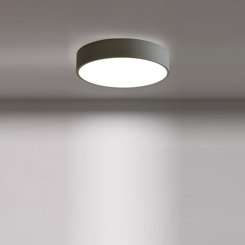 Modern Minimalist Round Iron Acrylic LED Ceiling Light for Living Room