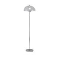 Modern Simplicity Half Round Acrylic Floor Lamp - 1-Light Design for Living Room
