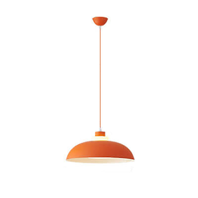Modern Macaron Acrylic Aluminum Pendant Light - 1-Light Fixture