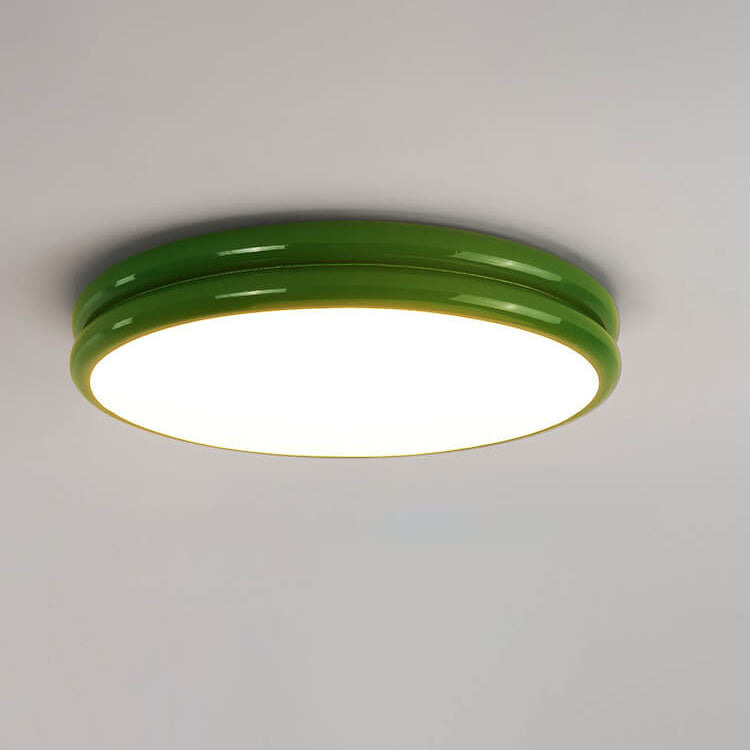 Modern Eye Care Children's Wrought Iron Round LED Flush Mount Light