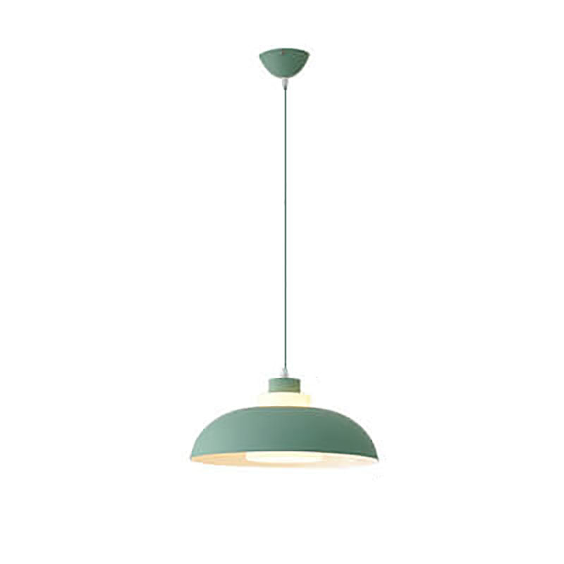 Modern Macaron Acrylic Aluminum Pendant Light - 1-Light Fixture
