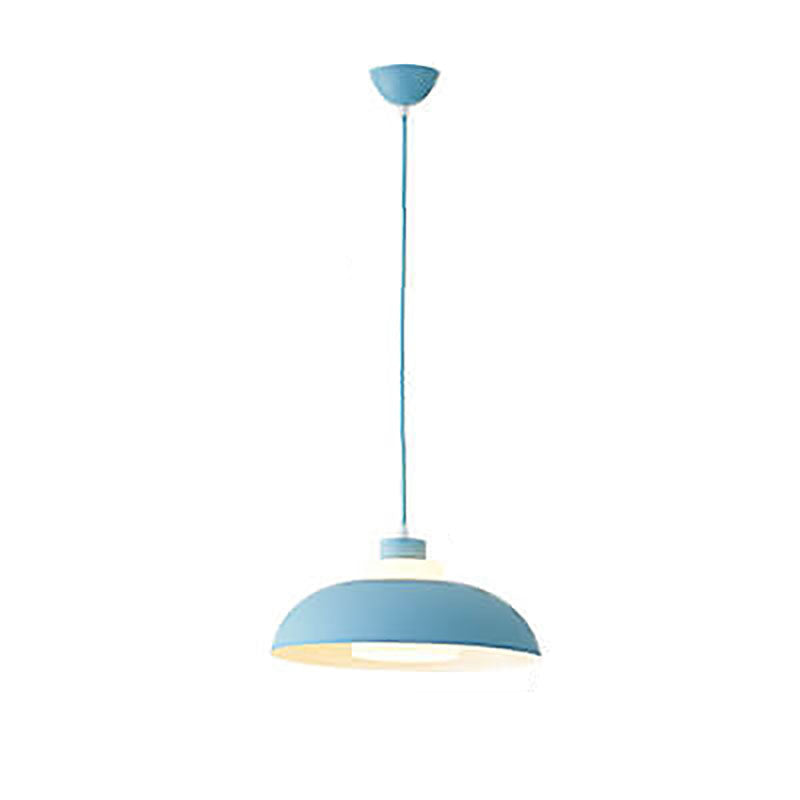 Modern Macaron Acrylic Aluminum Pendant Light - 1-Light Fixture