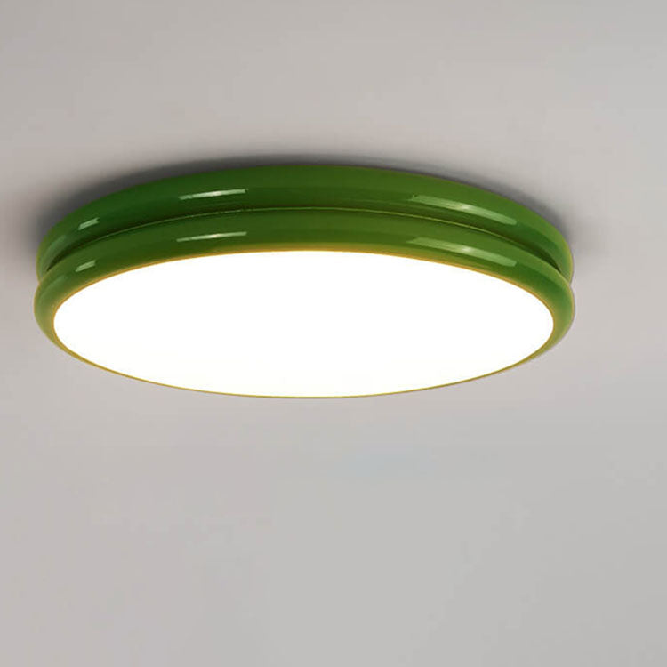 Modern Eye Care Children's Wrought Iron Round LED Flush Mount Lighting, Kids Bedroom Ceiling Light Fixture, Nursery Lighting, Playroom Illumination, Adjustable Brightness, Energy Efficient Childrens Light, Decorative Light for Kids Room, Stylish Flush Mou