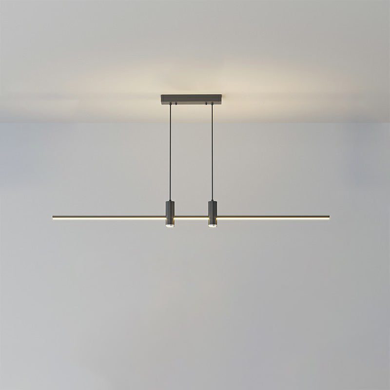 Modern Minimalist Geometric LED Island Chandelier for Dining Room