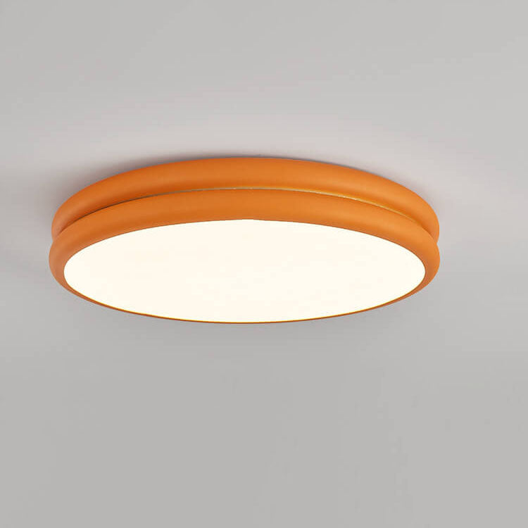Modern Eye Care Children's Wrought Iron Round LED Flush Mount Light