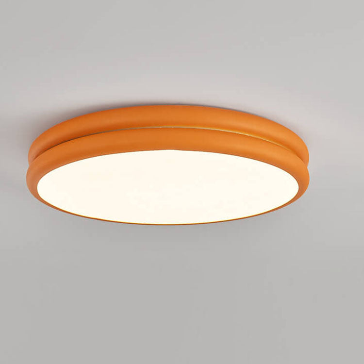 Modern Eye Care Children's Wrought Iron Round LED Flush Mount Lighting, Kids Bedroom Ceiling Light Fixture, Nursery Lighting, Playroom Illumination, Adjustable Brightness, Energy Efficient Childrens Light, Decorative Light for Kids Room, Stylish Flush Mou