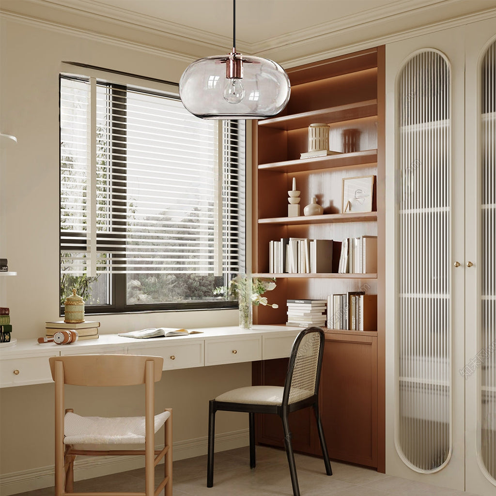 Artistic Electroplated Glass LED Pendant Light - Nordic Style Lighting