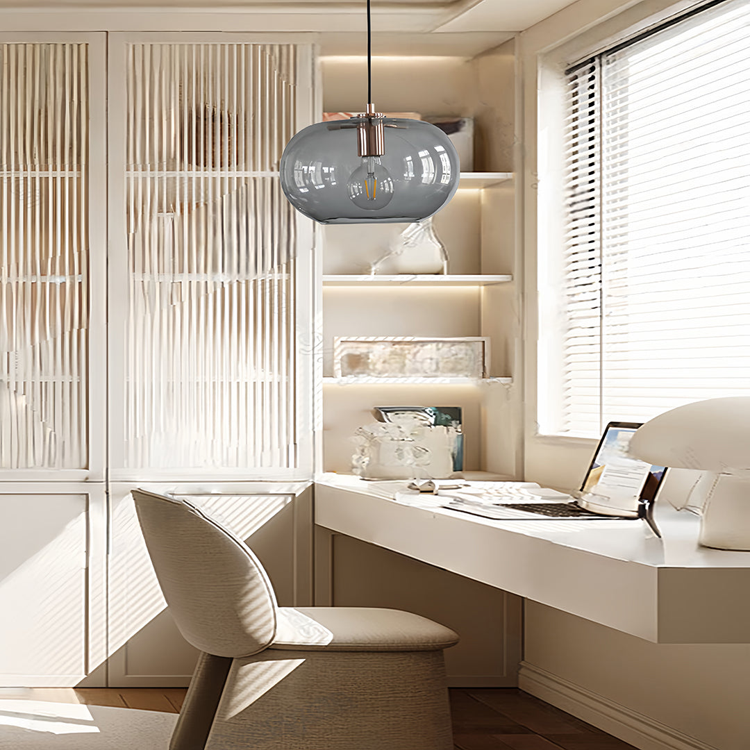 Artistic Electroplated Glass LED Pendant Light - Nordic Style Lighting