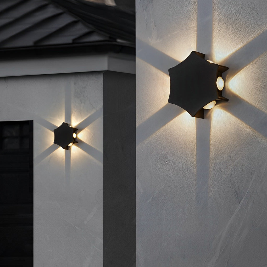 Four Way Wall LED Light Outdoor Waterproof 8W 6W 4W 19W Facade Lighting