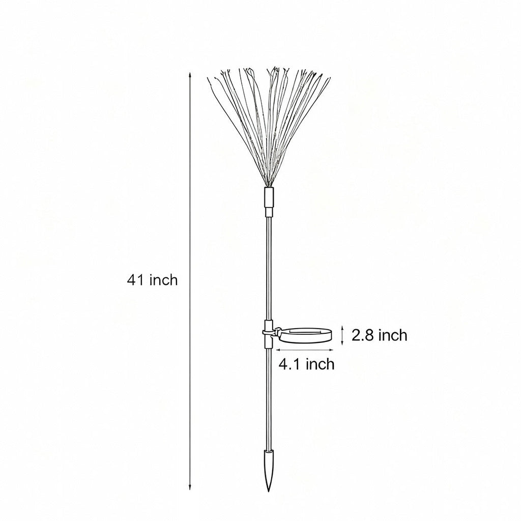 Starburst Solar LED Garden Lights - Waterproof Firework Landscape Lighting