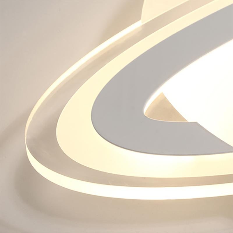 Modern Planet Shaped Dimmable LED Ceiling Light with Remote Control