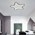 Modern Starfish Black Flush Mount LED Ceiling Light Dimmable