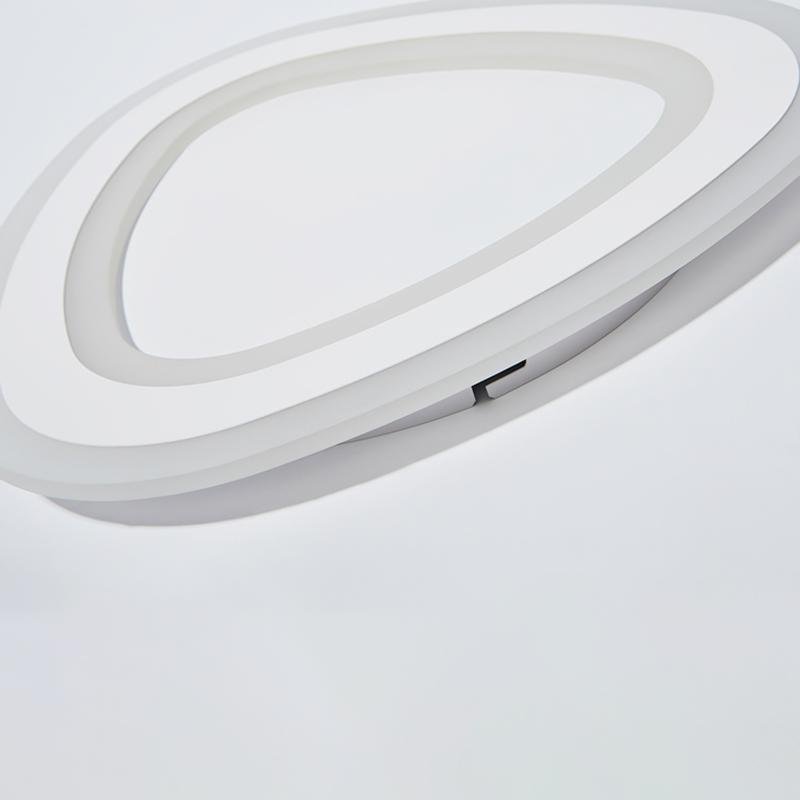 Triangle Modern LED Flush Mount Ceiling Light – Contemporary Design, Energy Efficient Lighting, Flush Mount Fixture