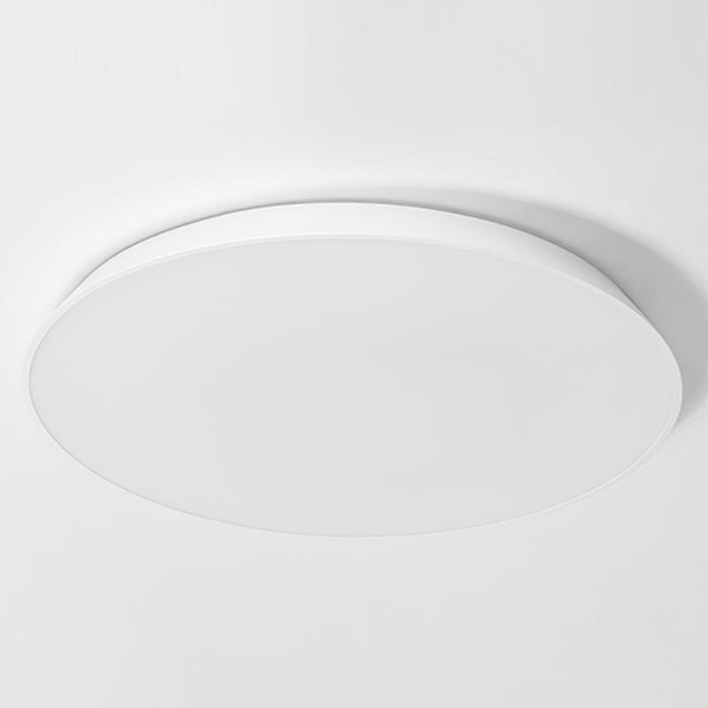 Bowl Shaped Iron Acrylic Flush Mount Light for Study Living Room Bedroom