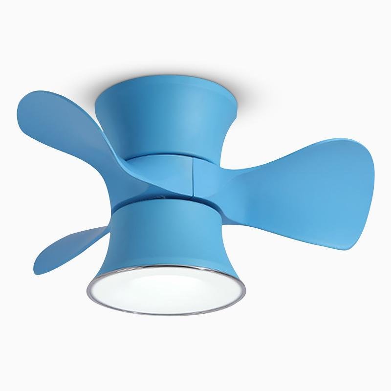 3-Blade LED Ceiling Fan with Curved Blades