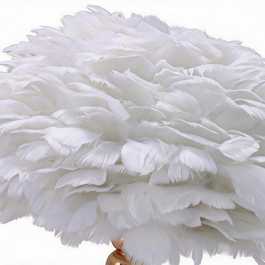 Feather Table Lamp Nordic Romantic Wedding Light

Illuminate your space with our Feather Table Lamp, designed in Nordic style to create a romantic ambiance for weddings and special occasions. This elegant lamp features soft, feathery textures that enhance