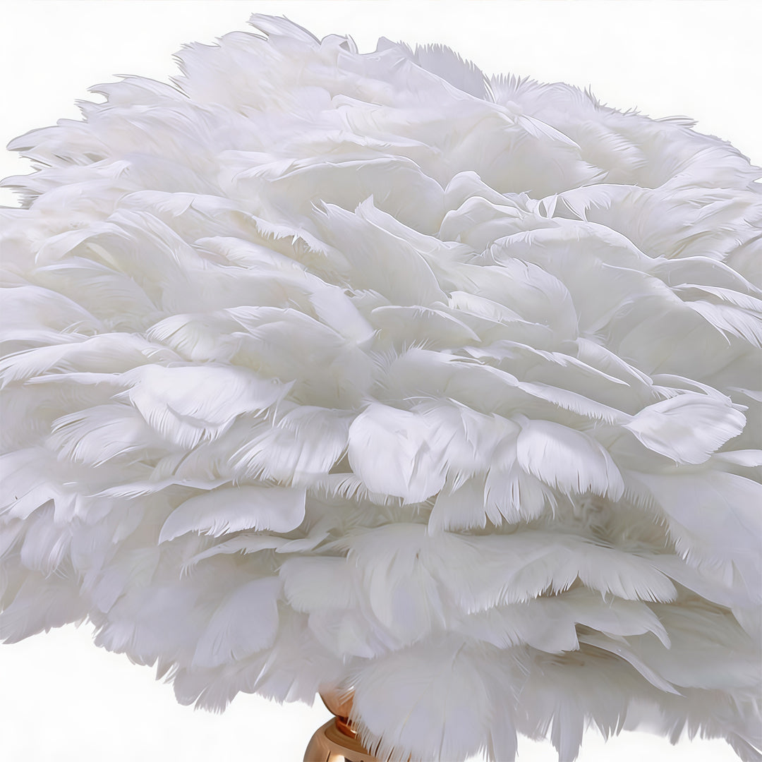 Feather Table Lamp Nordic Romantic Wedding Light

Illuminate your space with our Feather Table Lamp, designed in Nordic style to create a romantic ambiance for weddings and special occasions. This elegant lamp features soft, feathery textures that enhance