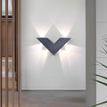 V-Shaped Waterproof LED Outdoor Wall Washer Light - Modern Black Design