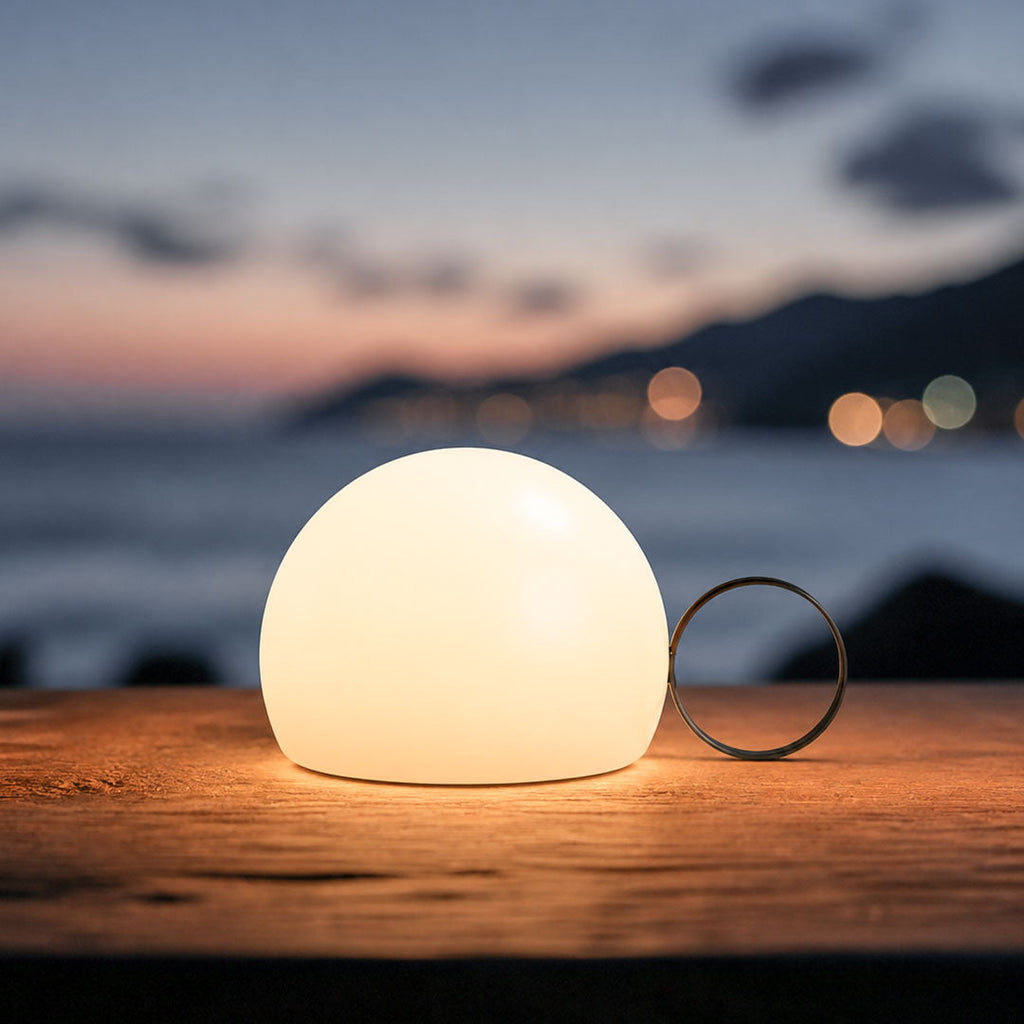 Portable Rechargeable Outdoor Table Lamp - LED Ambient Light for Camping and Patio Use