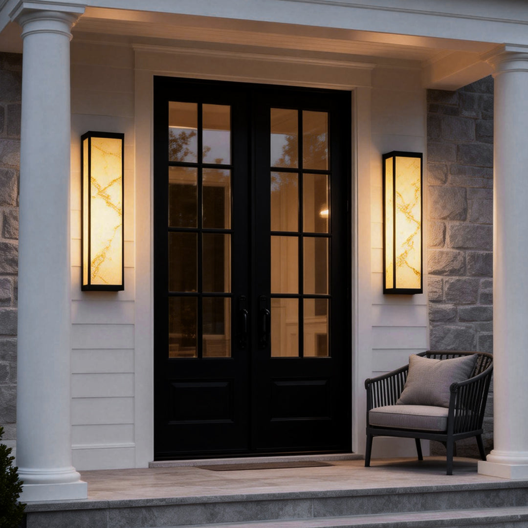 Econic LED Outdoor Wall Light - Waterproof Metal Fixture for Patio and Garden