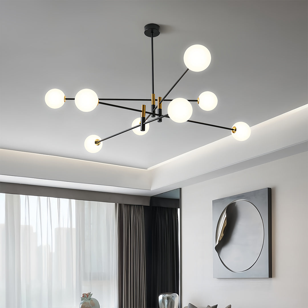 Branch Chandeliers Nordic Magic Black Gold Iron Ceiling Light