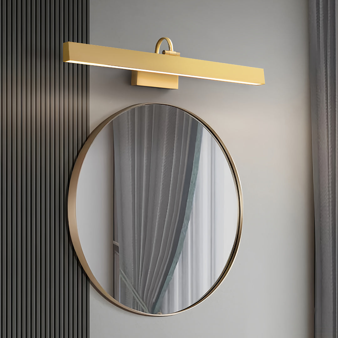 Bathroom Vanities Lights Full Copper LED Wall Light Italian-Style Elegant Bathroom Lighting Fixtures Modern Copper Bathroom Vanity Light Decorative Wall Sconce for Bathroom Luxury Copper LED Light High-Quality Home Decor Antique Copper Wall Light Stylish