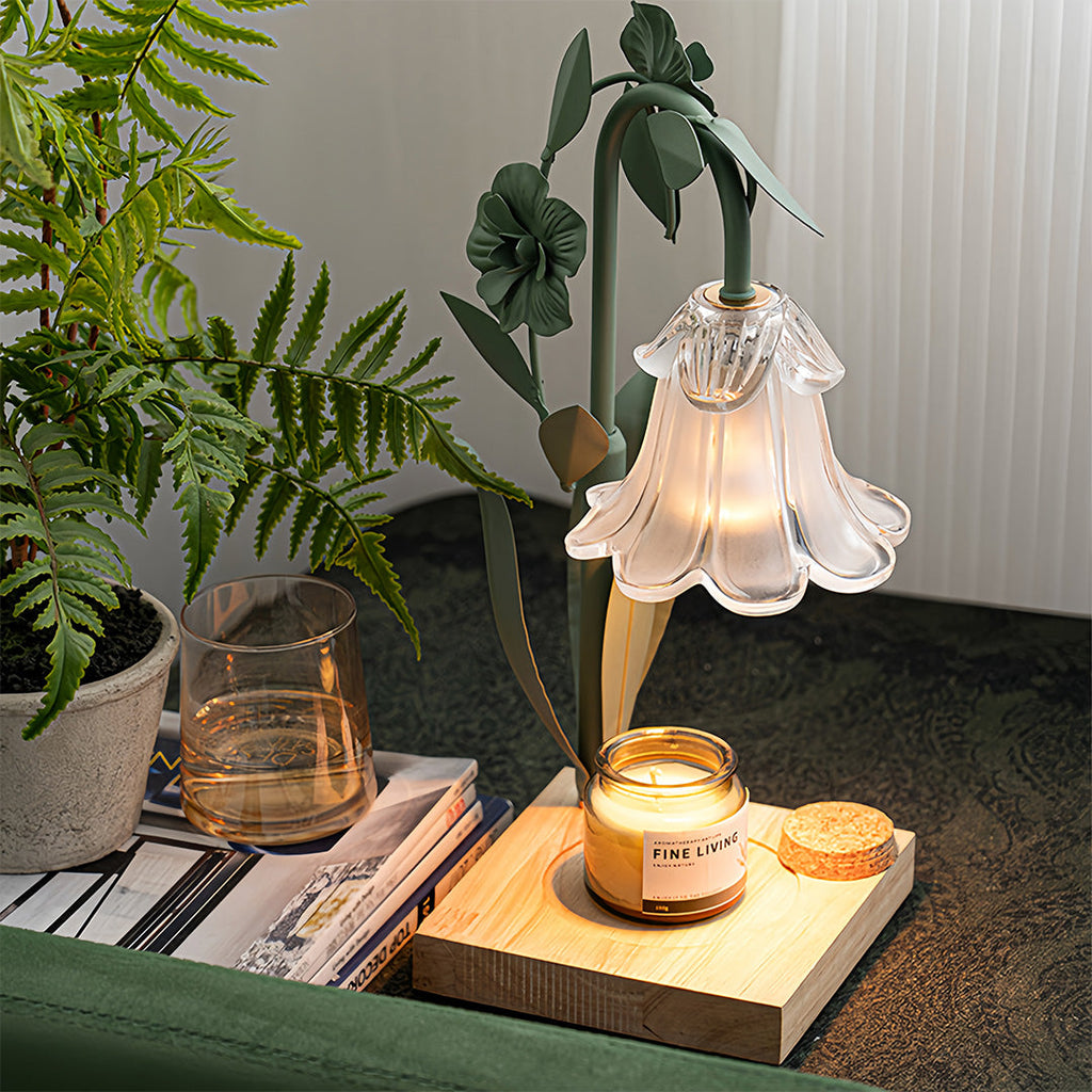 Melt Table Lamp - Elegant Fireless Scented Flower Night Light