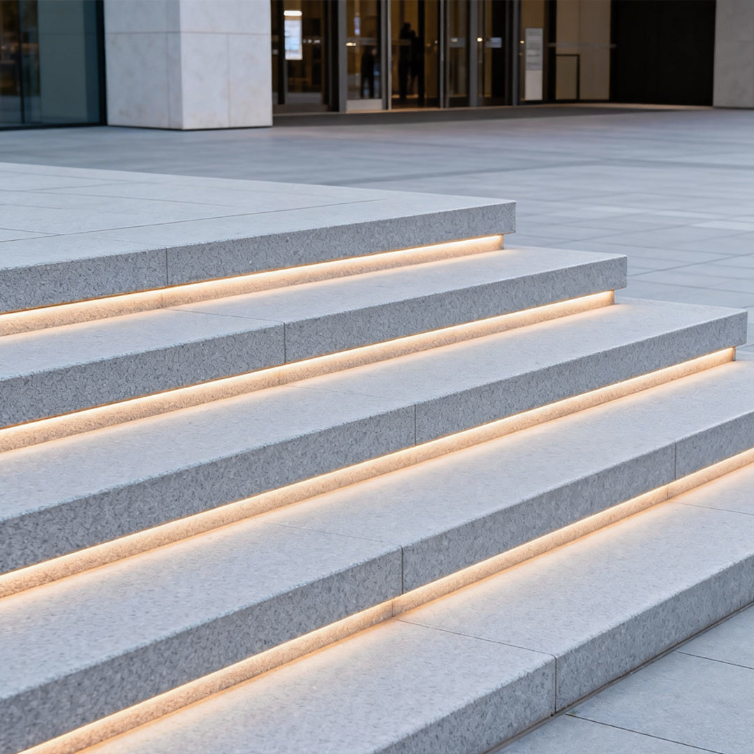 Exterior LED Step Lights Long Strip Decorative Lamp for Stairs, Pathways, and Gardens
