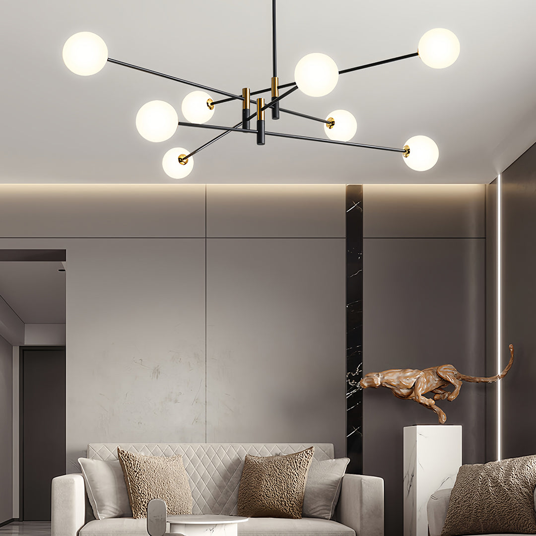Branch Chandeliers Nordic Magic Black Gold Iron Ceiling Light