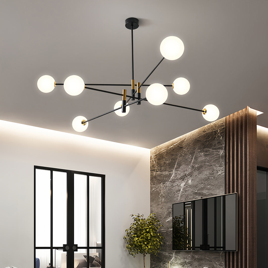 Branch Chandeliers Nordic Magic Black Gold Iron Ceiling Light