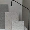 Black and Gold LED Minimalist Floor Lamp - Modern Reading Light