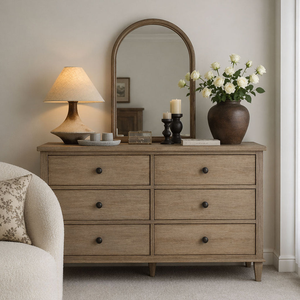 Gray Ceramic Wabi-Sabi Table Lamp - Stylish Bedside Accent Light