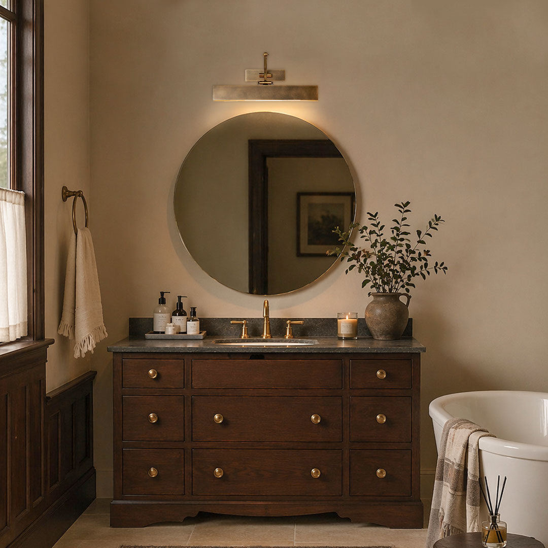 Vanity Bar Light Fixtures Simple Retro Style Accent Light LED Bathroom Lighting Vintage Design Wall Sconce Home Decor Decorative Lighting Industrial Light Fixtures Modern Fixtures for Bathroom Makeup Mirror Lighting