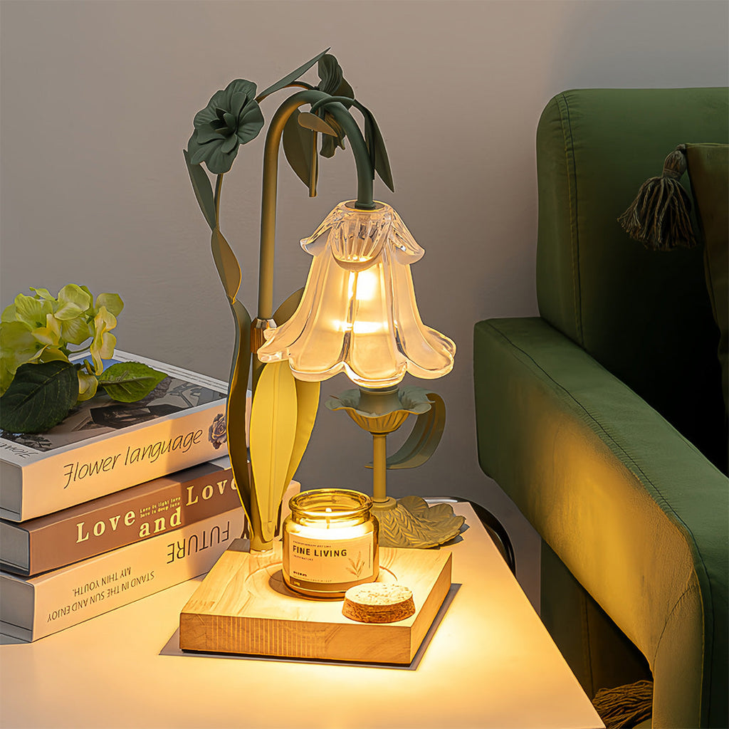 Melt Table Lamp - Elegant Fireless Scented Flower Night Light